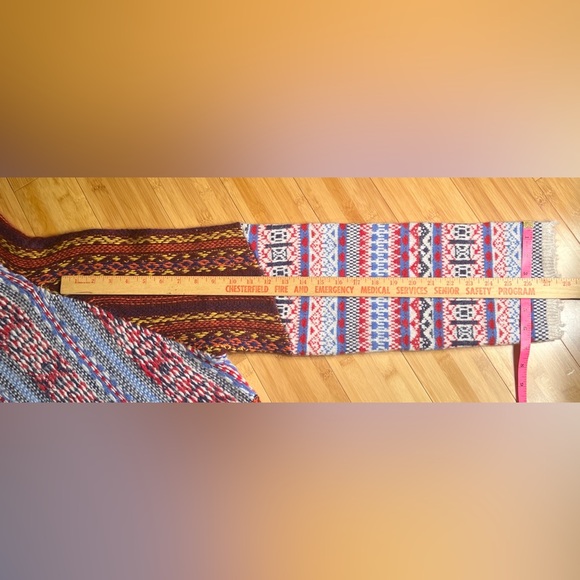 Rag & Bone Women’s  Distressed Hollis Fair-Isle High-Neck Wool BLD Sweater|Sz:S - Picture 9 of 16